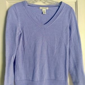 BR Lavender V-Neck Sweater